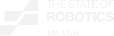 The State of Robotics Logo in White